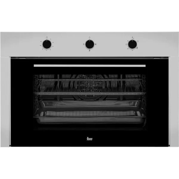 TEKA Built-in 60cm Gas Multifunction Oven with Gas Grill | Mechanical Timer | Child Lock | Double Glazed Door | Tangential Ventilation | HGS740 |
